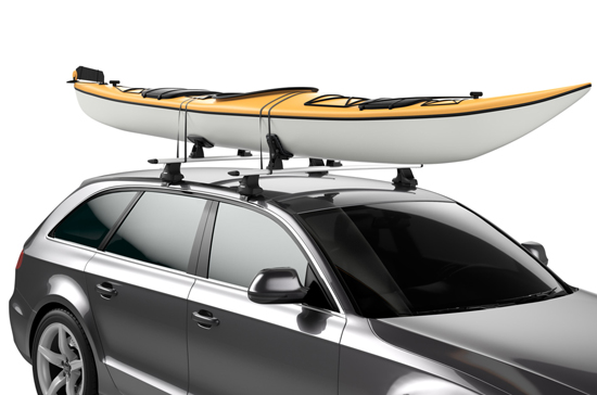 Thule DockGlide 896 slide load felt pad feet Kayak Carrier